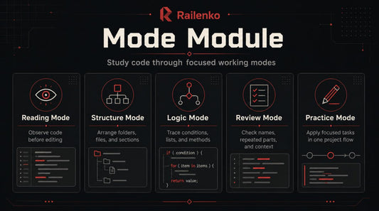 Raienko Mode Module interface with different working modes on a dark background
